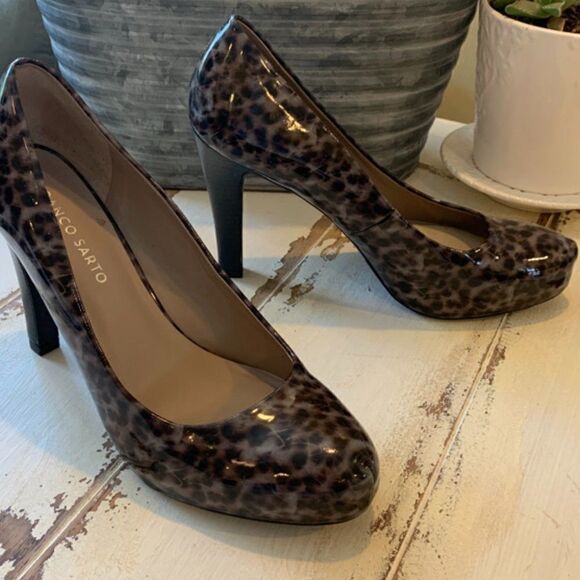 Franco Sarto Animal Print Heel - Picture 2 of 4